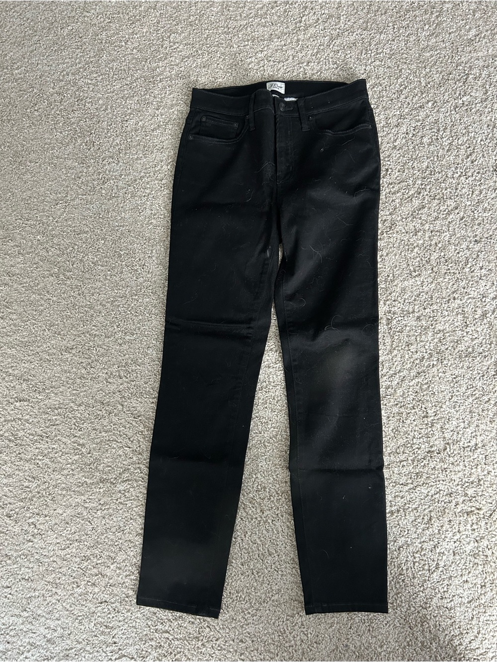JCrew Black Women’s Straight-Leg Jeans - Unbranded